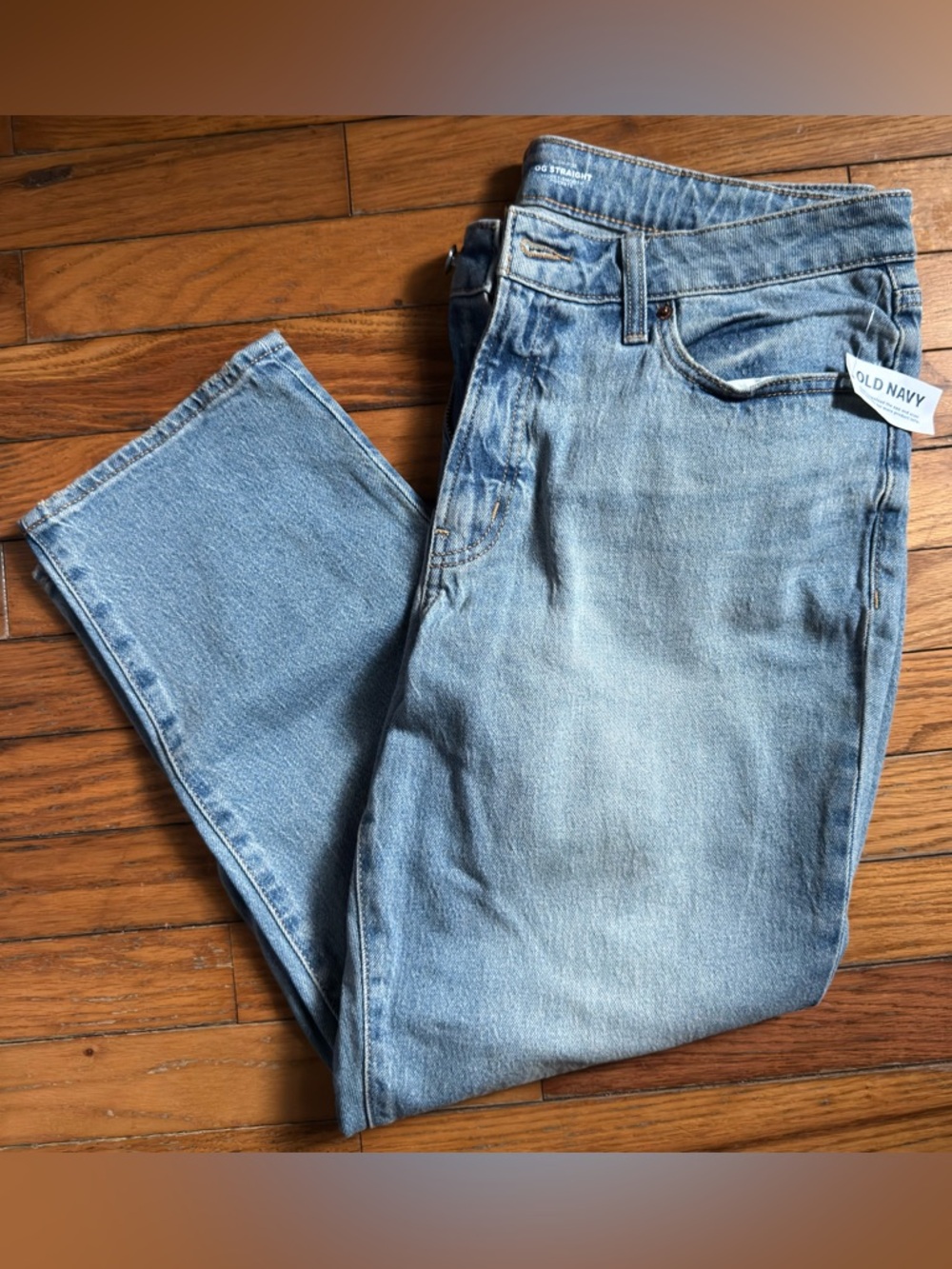 Brand new old navy OG straight high rise jeans 14 petite